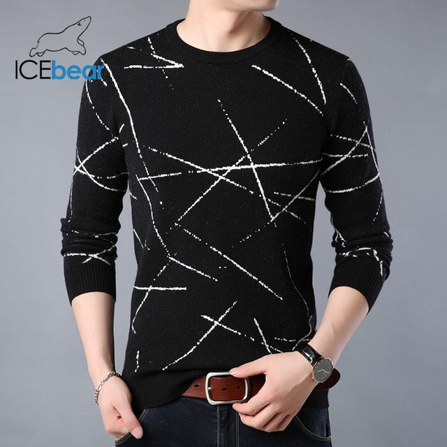 ICEbear 2019 Nuevo suéter de hombre Ropa masculina de alta calidad Otoño Ropa de marca para hombre 1821