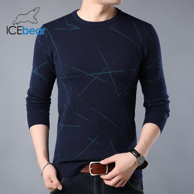 ICEbear 2019 Nuevo suéter de hombre Ropa masculina de alta calidad Otoño Ropa de marca para hombre 1821