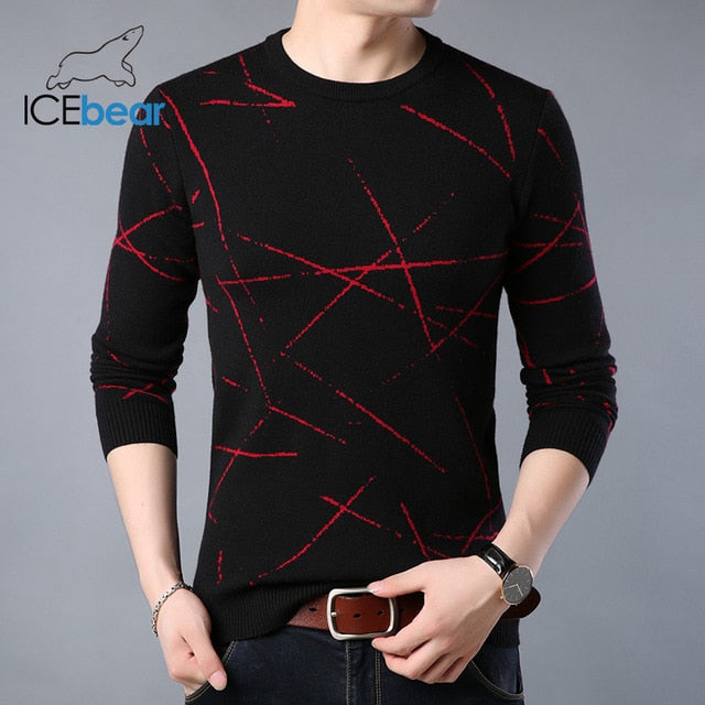 ICEbear 2019 Nuevo suéter de hombre Ropa masculina de alta calidad Otoño Ropa de marca para hombre 1821