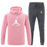 23 JORDAN Otoño invierno Venta caliente Conjuntos para hombres Sudadera con capucha + pantalones Conjuntos de 2 piezas Chándal casual Ropa deportiva masculina Gimnasios Fitness Pantalones deportivos