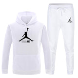 23 JORDAN Otoño invierno Venta caliente Conjuntos para hombres Sudadera con capucha + pantalones Conjuntos de 2 piezas Chándal casual Ropa deportiva masculina Gimnasios Fitness Pantalones deportivos