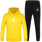 23 JORDAN Otoño invierno Venta caliente Conjuntos para hombres Sudadera con capucha + pantalones Conjuntos de 2 piezas Chándal casual Ropa deportiva masculina Gimnasios Fitness Pantalones deportivos