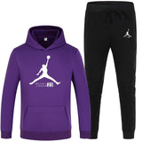 23 JORDAN Otoño invierno Venta caliente Conjuntos para hombres Sudadera con capucha + pantalones Conjuntos de 2 piezas Chándal casual Ropa deportiva masculina Gimnasios Fitness Pantalones deportivos
