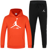 23 JORDAN Otoño invierno Venta caliente Conjuntos para hombres Sudadera con capucha + pantalones Conjuntos de 2 piezas Chándal casual Ropa deportiva masculina Gimnasios Fitness Pantalones deportivos