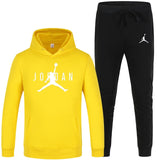 23 JORDAN Otoño invierno Venta caliente Conjuntos para hombres Sudadera con capucha + pantalones Conjuntos de 2 piezas Chándal casual Ropa deportiva masculina Gimnasios Fitness Pantalones deportivos