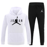 23 JORDAN Otoño invierno Venta caliente Conjuntos para hombres Sudadera con capucha + pantalones Conjuntos de 2 piezas Chándal casual Ropa deportiva masculina Gimnasios Fitness Pantalones deportivos