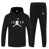23 JORDAN Otoño invierno Venta caliente Conjuntos para hombres Sudadera con capucha + pantalones Conjuntos de 2 piezas Chándal casual Ropa deportiva masculina Gimnasios Fitness Pantalones deportivos