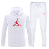 23 JORDAN Otoño invierno Venta caliente Conjuntos para hombres Sudadera con capucha + pantalones Conjuntos de 2 piezas Chándal casual Ropa deportiva masculina Gimnasios Fitness Pantalones deportivos