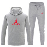 23 JORDAN Otoño invierno Venta caliente Conjuntos para hombres Sudadera con capucha + pantalones Conjuntos de 2 piezas Chándal casual Ropa deportiva masculina Gimnasios Fitness Pantalones deportivos