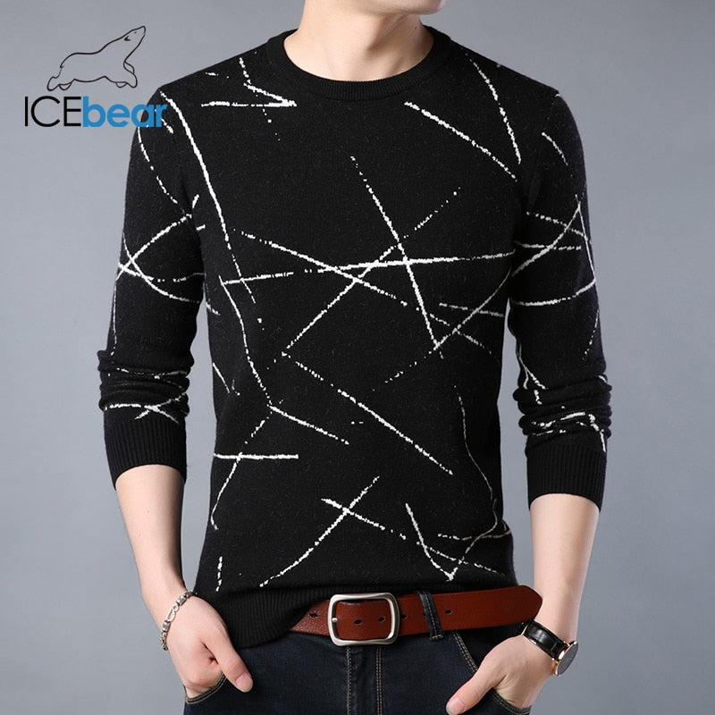 ICEbear 2019 Nuevo suéter de hombre Ropa masculina de alta calidad Otoño Ropa de marca para hombre 1821